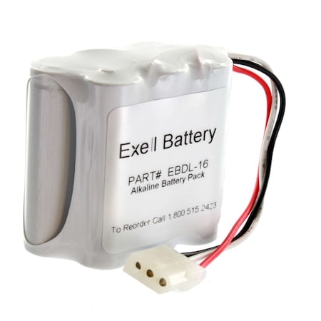 Exell Battery Exell Door Lock Battery Fits KABA/Ilco EBDL-16